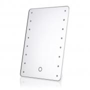 IGNPION Dimmable Battery Operated LED Illuminated Lighted Cosmetic Vanity Makeup Mirror for Makeup,Shaving, Dressing (White)